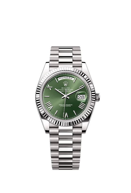 Rolex Day-Date Horloge Heren Zilver 40mm Replica