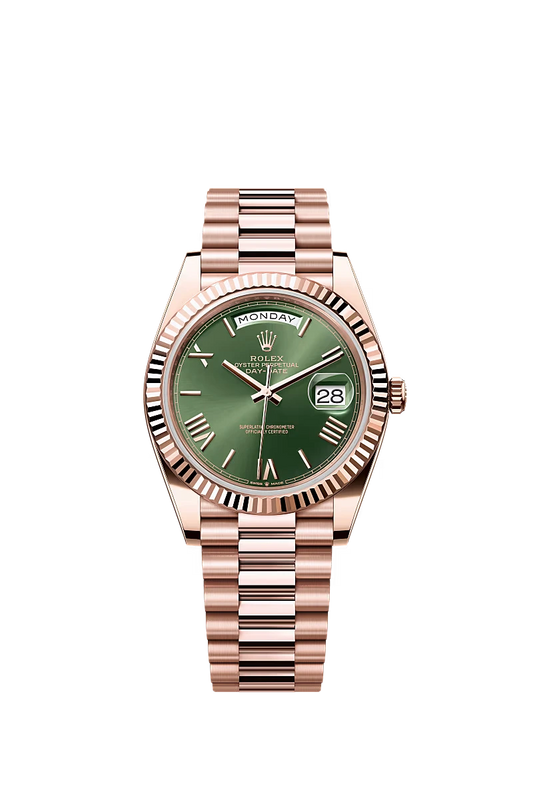 Rolex Day-Date Horloge Heren Bronz 40mm Replica Groen