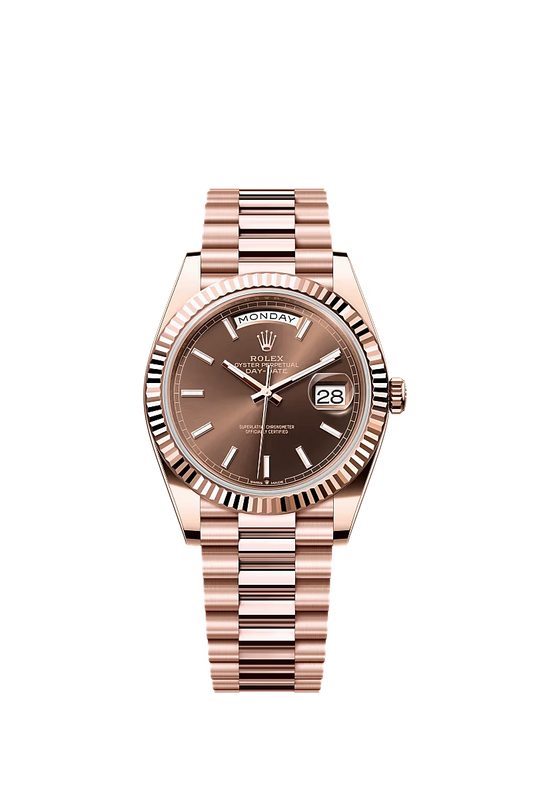 Rolex Day-Date Horloge Heren Bronz 40mm Replica Bruin